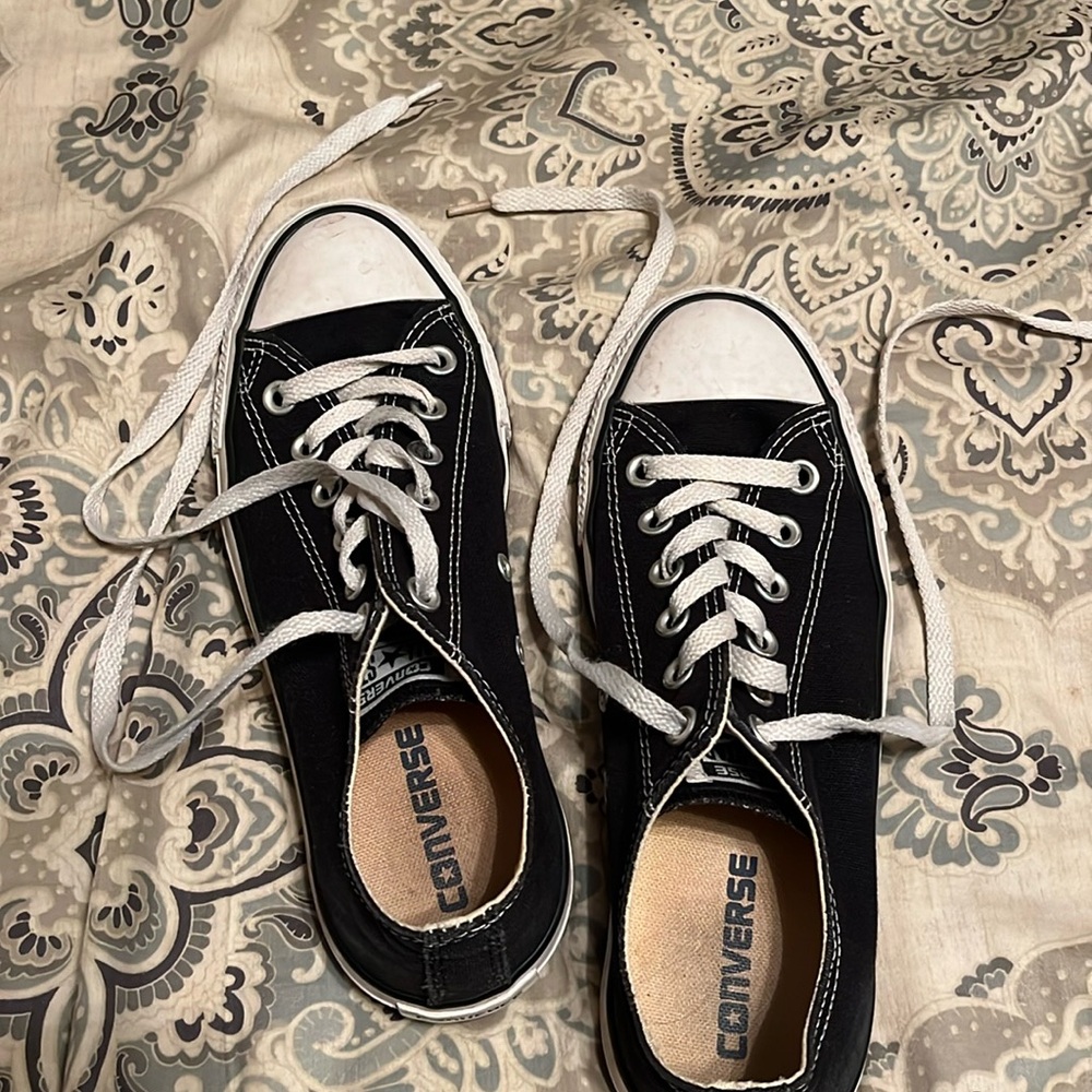 Black Low Top Converse